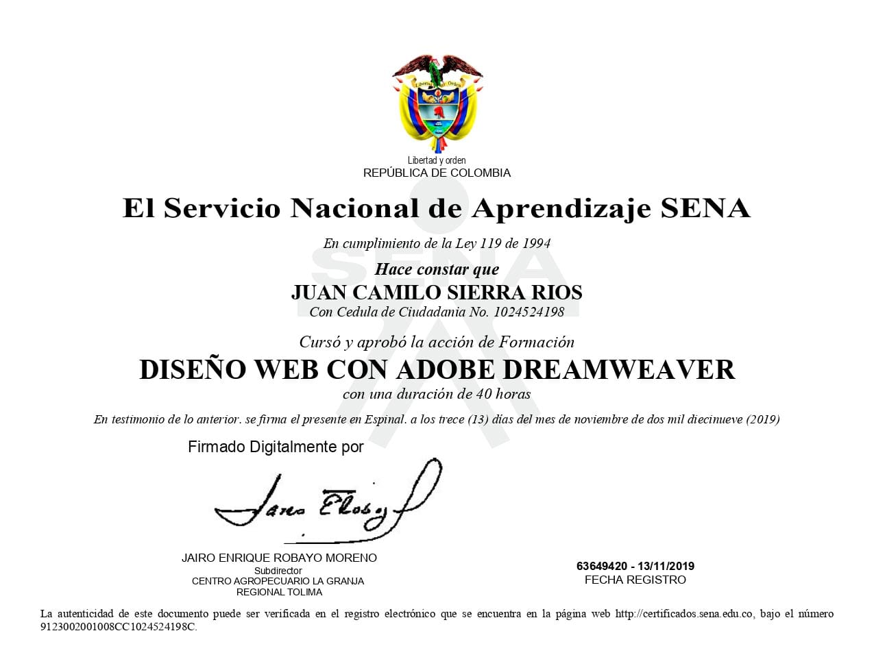 Certificado de diseño web con Adobe Dreamweaver